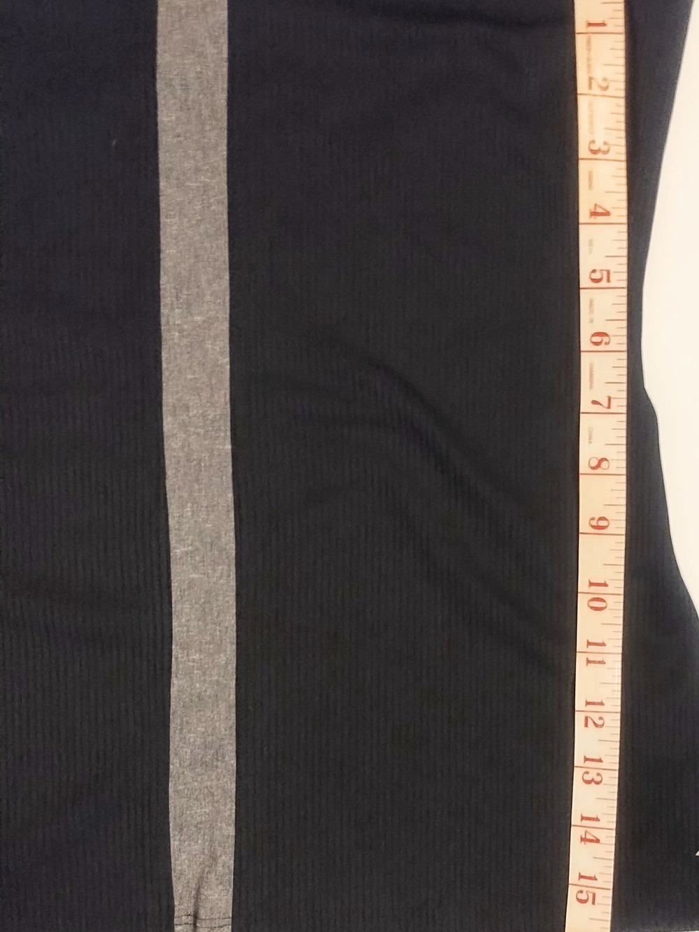 Avia Black Charcoal Heather Racer Back Sports Bralette Medium - Picture 5 of 5